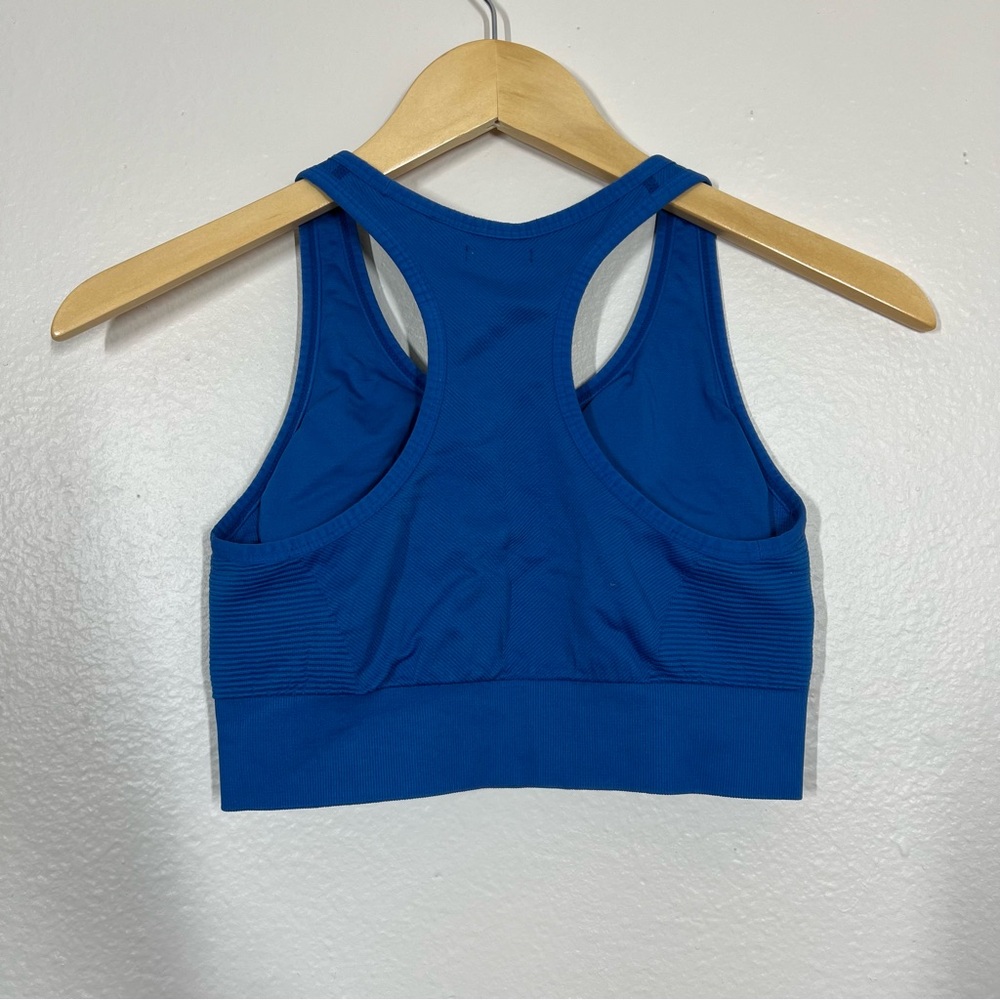 Oiselle Blue Sports Bra - Picture 9 of 12
